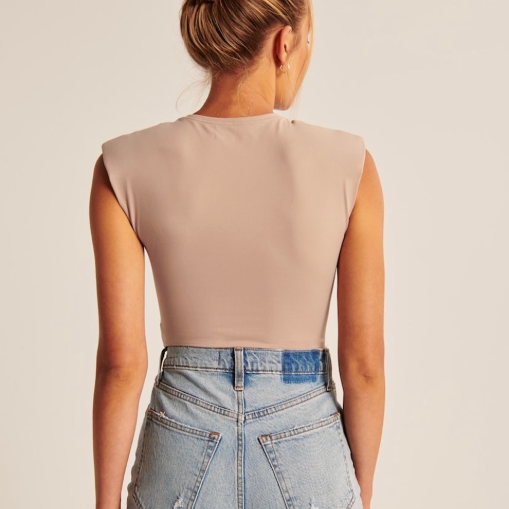 Abercrombie Seamless Cap Sleeve Bodysuit